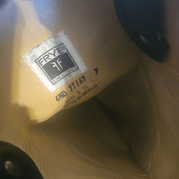 Frye Melissa Button 2 Tall Riding Boots Black Leather Women Size 6.5B Sty 77167 - Picture 9 of 13